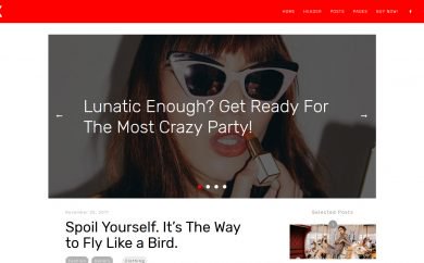 Krunk – Brave & Cool WordPress Blog Theme burnhambox.com